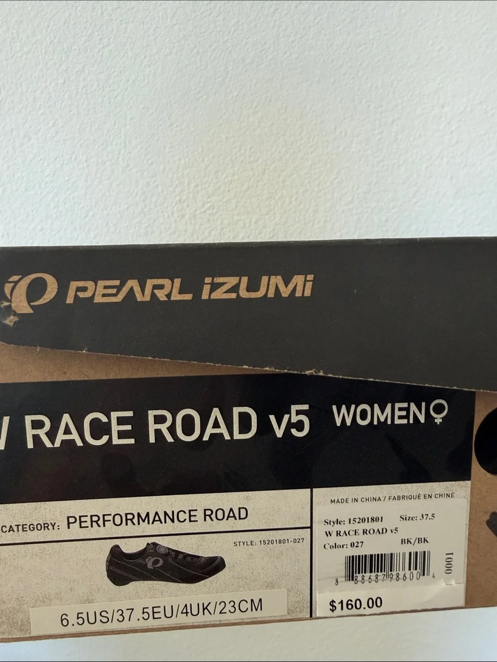 Pearl Izumi Black Womens road bike shoes